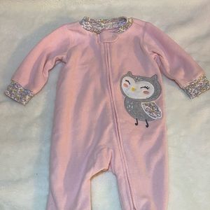 Cartier’s baby girl owl sleep and play